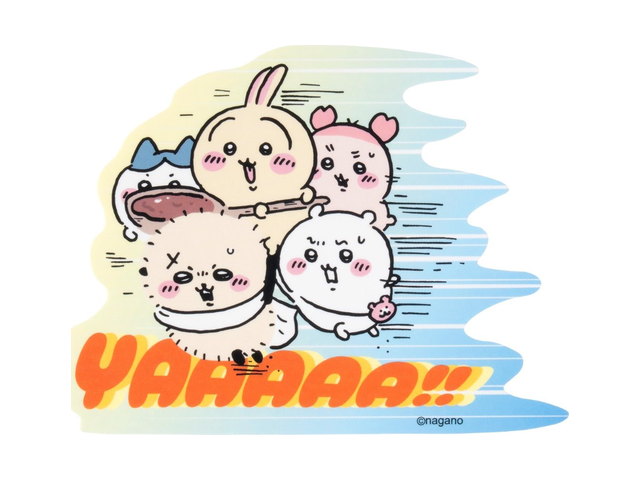 ちいかわ 映画ちいかわ 大きめステッカー（YAAAAA！！）の商品画像