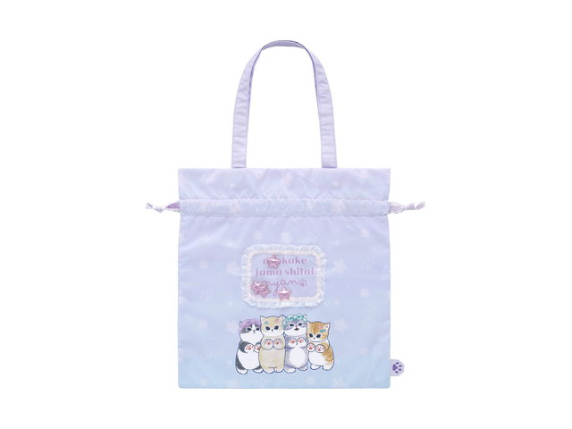 mofusand おでかけ邪魔したいにゃん！ バッグとしても使える大きめ巾着の商品画像