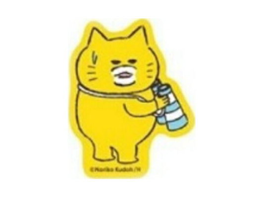 ノラネコぐんだん アクリルステッカーソウガンキョウ 動物 アニマル シールの商品画像