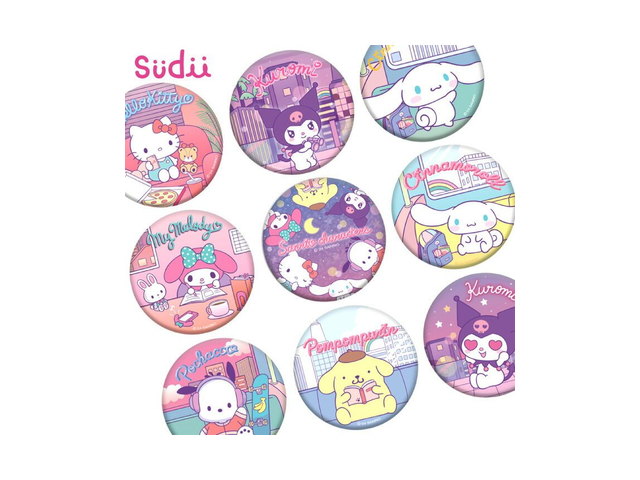 SANRIO RANDOM BADGE 缶バッジ ランダムバッジ サンリオキャラクターズ クロミ マの商品画像