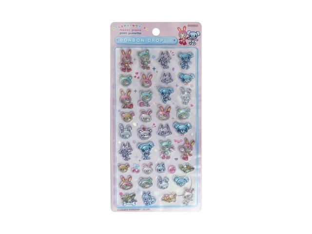 ボンボンドロップシール ナルミヤキャラクターズ メゾピアノ×ポンポネットの商品画像