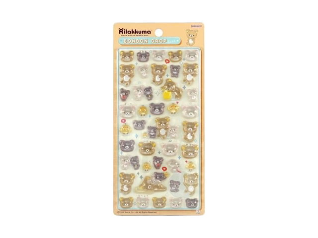 ボンボンドロップシール リラックマ ごゆるりの商品画像