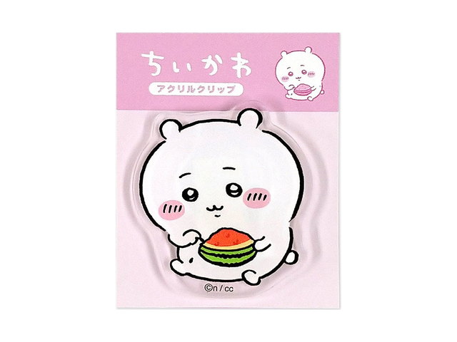 ちいかわ アクリルクリップ（ちいかわ・スイカ）の商品画像