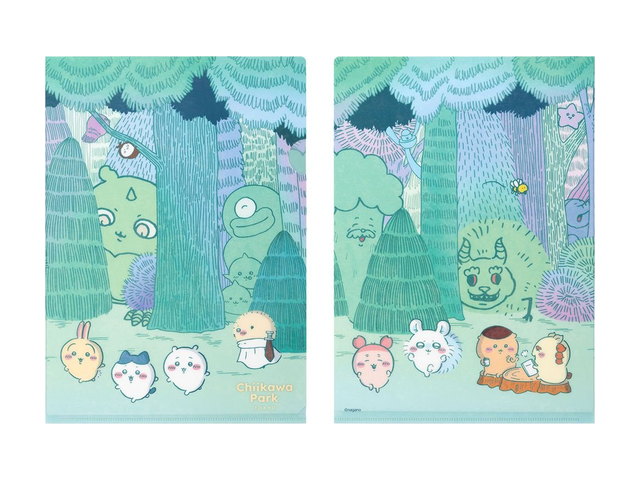 ちいかわ ちいかわパーク クリアファイル（昼の森）の商品画像