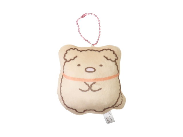 ダイカットボールチェーンマスコット ミニぬいぐるみ すみっコぐらし とんかつの商品画像