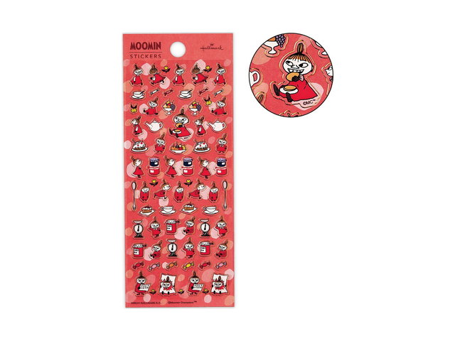 ムーミン スウィーツ フチドリシール リトルミイとティータイムの商品画像
