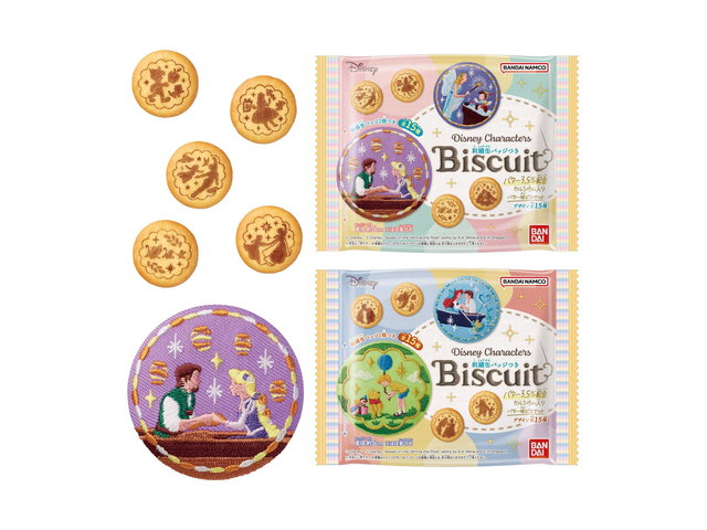 Disney Characters 刺繍缶バッジビスケットの商品画像