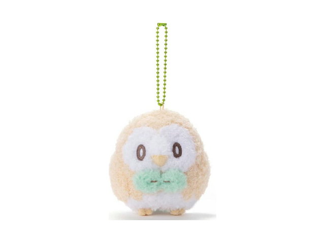 ポケットモンスター ポケモン グッズ ぬいぐるみボールチェーンマスコット モクロー キーホルダーの商品画像