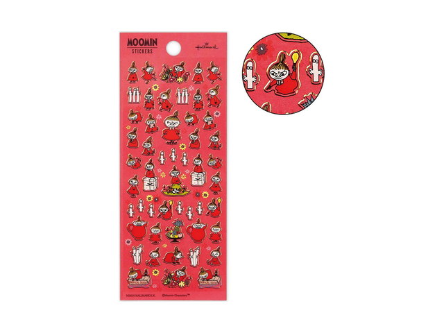 ムーミン フチドリシール リトルミイとニョロニョロの商品画像