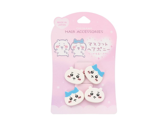 ちいかわ マスコットヘアポニー2P（ちいかわ＆ハチワレ）の商品画像