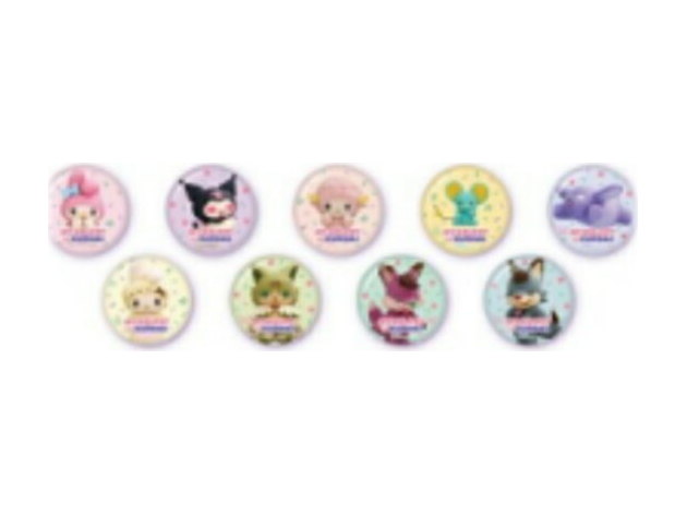 サンリオキャラクターズ トレーディング缶バッジマイメロディ×クロミ バッジ バッチ コレクションの商品画像