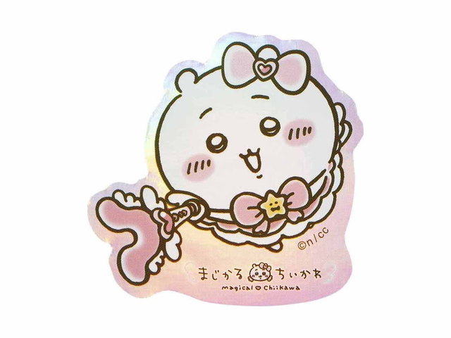 ちいかわ まじかるちいかわ スマホに貼れるサイズのホログラムステッカー（ちいかわ）の商品画像