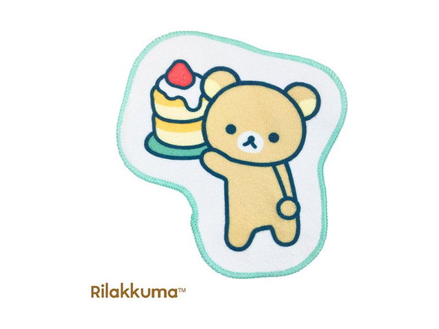 リラックマ ダイカットミニタオル（BASIC RILAKKUMA Favorite Things・リラックマ）の商品画像