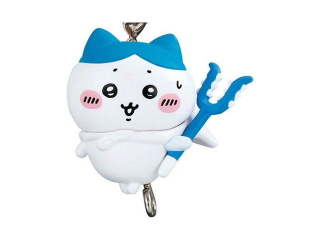 ちいかわ つまんでつなげてますこっと カニカンver. ハチワレ 単品 バンダイ ガチャ キャラの商品画像