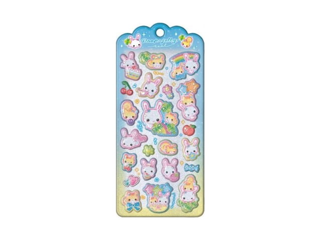 平成メモリー ドロップジェリーシール /フワフワらびちゃんの商品画像