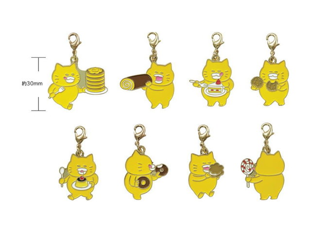 ノラネコぐんだん トレーディングチャームごちそう 絵本 キーホルダー キーリング チャーム 鍵 雑貨の商品画像