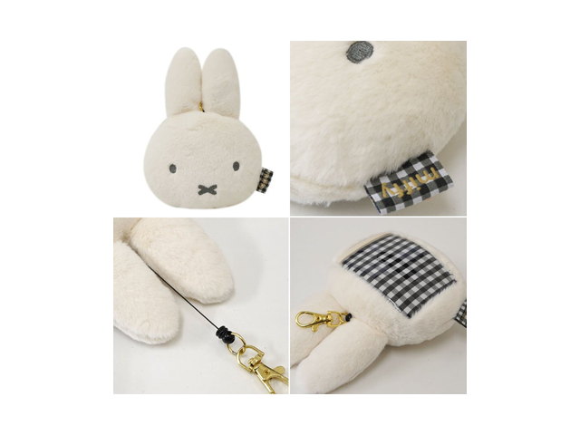 フェイスパスケース [BE/003020-622](miffy ふわふわシリーズ)の商品画像