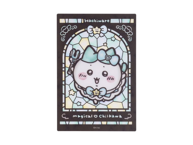 ちいかわ まじかるちいかわ ステンドグラス風クリアカード（ハチワレ）の商品画像