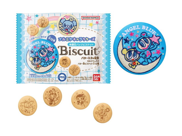 ナルミヤキャラクターズ 刺繍缶バッジビスケットの商品画像