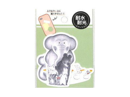 PMねずみくんのチョッキミニデココラージュシールの商品画像