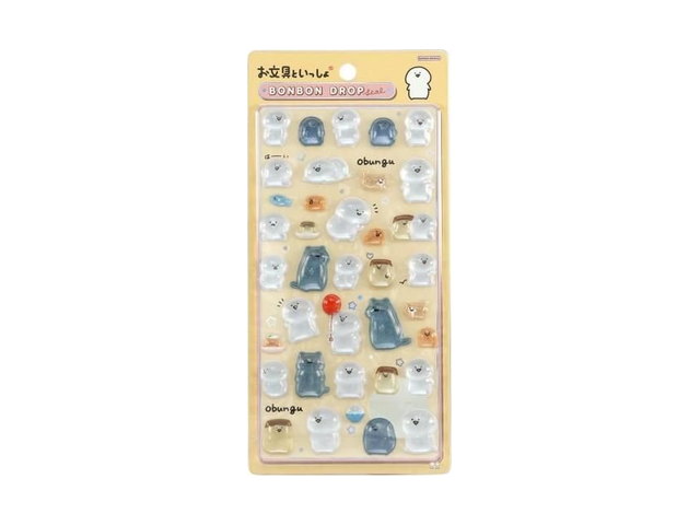 ボンボンドロップシール お文具といっしょ お文具さんの商品画像