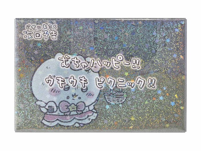 ちいかわ まじかるちいかわ ホログラムスクエアマグネット（次回予告むちゃハッピー！！）の商品画像