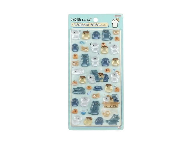 ボンボンドロップシール お文具といっしょ みんなの商品画像