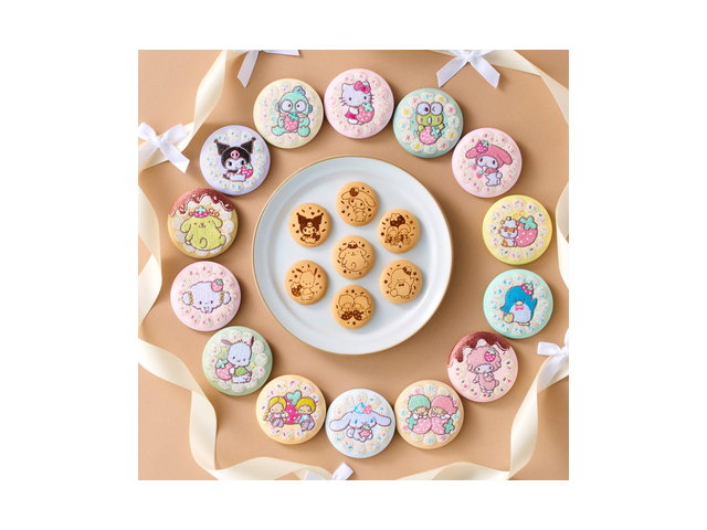 サンリオキャラクターズ 刺繍缶バッジビスケット4の商品画像
