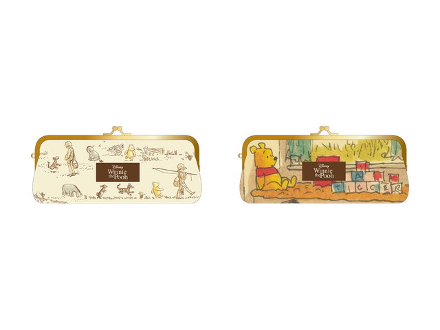 がま口ペンケース くまのプーさん100周年 くまのプーさんの商品画像