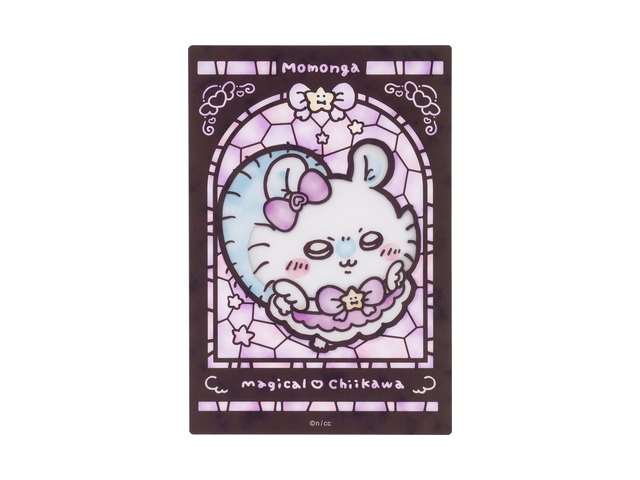 ちいかわ まじかるちいかわ ステンドグラス風クリアカード（モモンガ）の商品画像