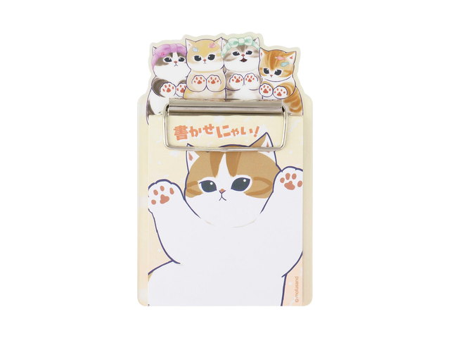 mofusand おでかけ邪魔したいにゃん！ メモ付きアクリルバインダーの商品画像