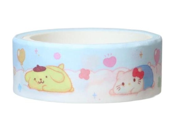 サンリオキャラクターズ 蓄光 15mmマステ MX ふにゅまるデザイン Sanrio デコレーションの商品画像