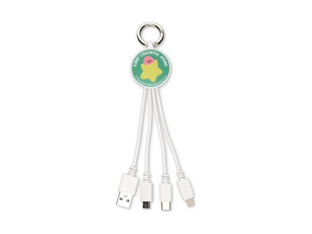 【星のカービィ】マルチ充電ケーブル（ワープスター）の商品画像
