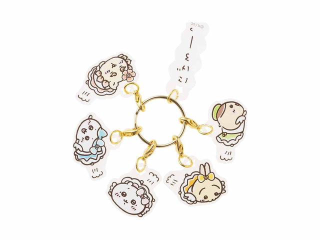 ちいかわ 超まじかるちいかわ にげろーっ！5連アクリルチャームの商品画像