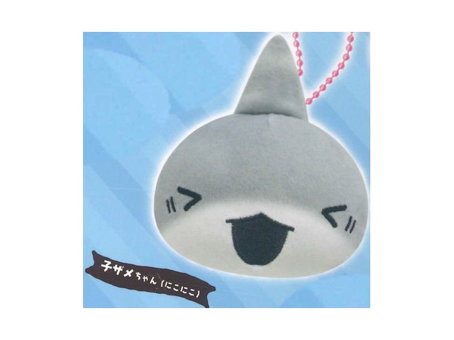 おでかけ子ザメ 音が鳴る！ぬいぐるみマスコット [4.子ザメちゃん（にこにこ）]の商品画像