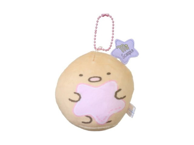ミニぬいぐるみ すみっコぐらし 12星座もっちりボールチェーンマスコットS さそり座 とんかつ かの商品画像