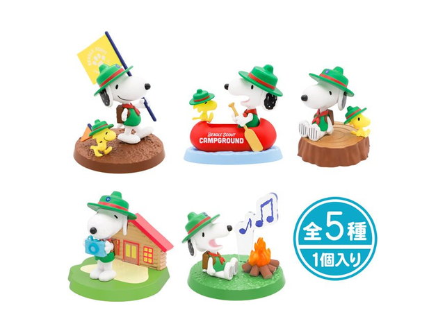 コレクタブルフィギュア（全5種） スヌーピーの商品画像
