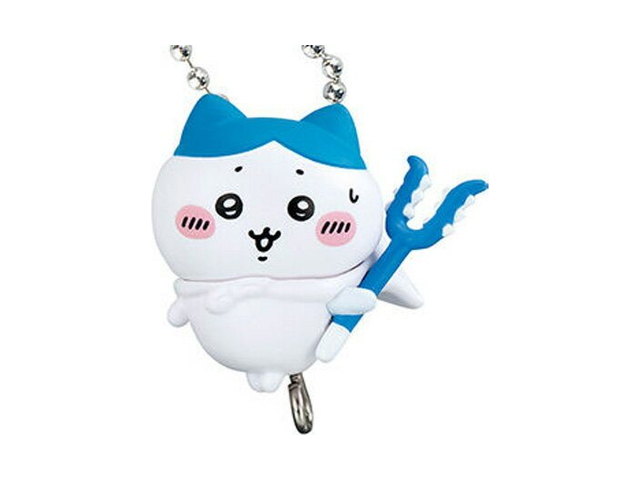 ちいかわ つまんでつなげてますこっと ボールチェーンver. ハチワレ 単品 バンダイ ガチャ カプの商品画像