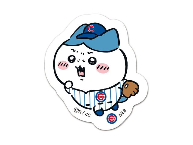 ちいかわ×MLB TOKYO SERIES ダイカットステッカー⑧ハチワレの商品画像