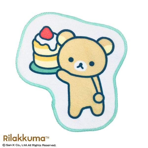 リラックマ ダイカットミニタオル（BASIC RILAKKUMA Favorite Things・リラックマ）の商品画像