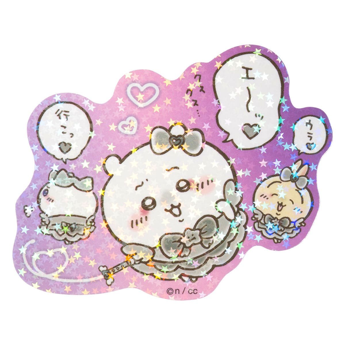ちいかわ まじかるちいかわ 悪いバージョンなホログラムステッカー（悪いね）の商品画像
