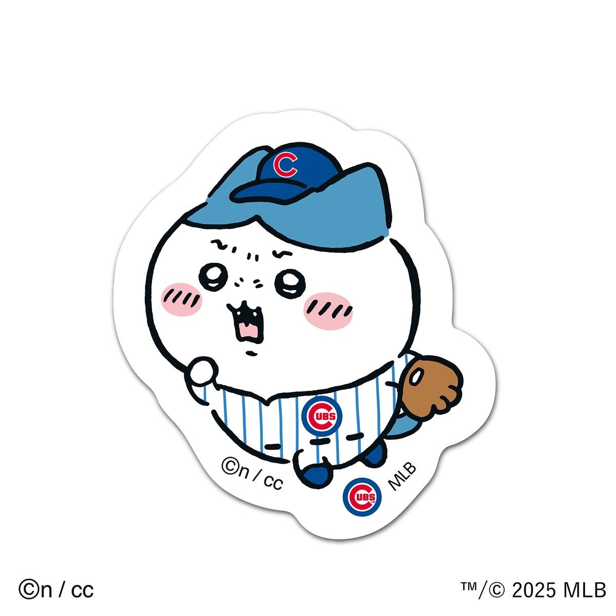 ちいかわ×MLB TOKYO SERIES ダイカットステッカー⑧ハチワレの商品画像