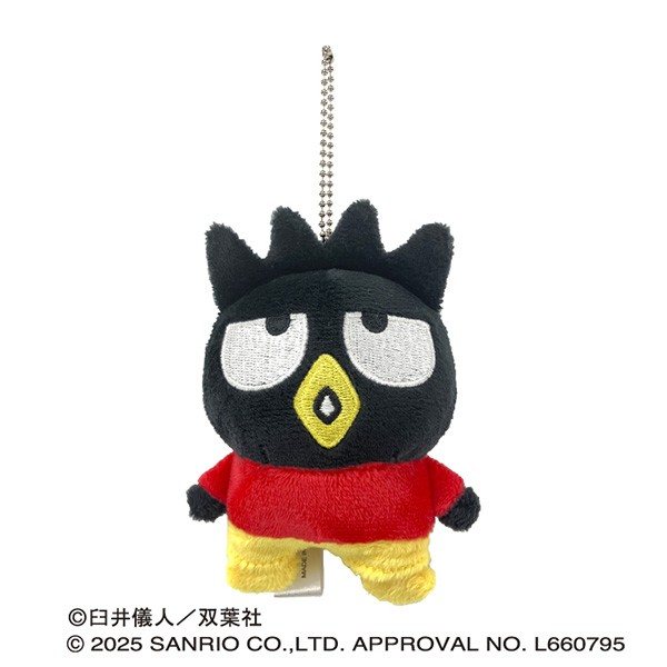 クレヨンしんちゃん×サンリオキャラクターズ ぬいぐるみマスコット /(4)バッドばつ丸の商品画像
