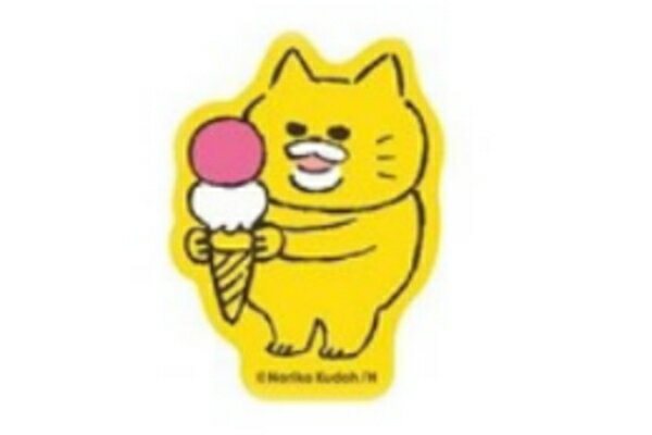 ノラネコぐんだん アクリルステッカーアイス 動物 アニマル シールの商品画像