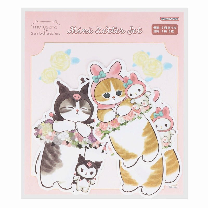 ダイカットミニレターセット モフサンド×サンリオキャラクターズの商品画像