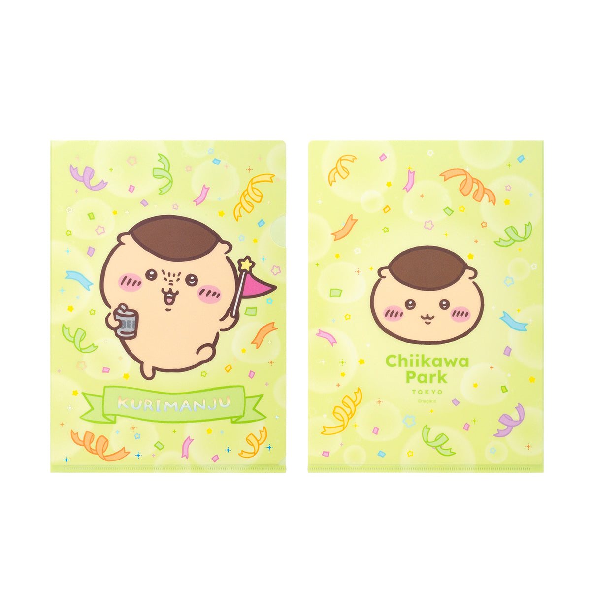 ちいかわ ちいかわパーク クリアファイル(くりまんじゅう フラッグ)の商品画像