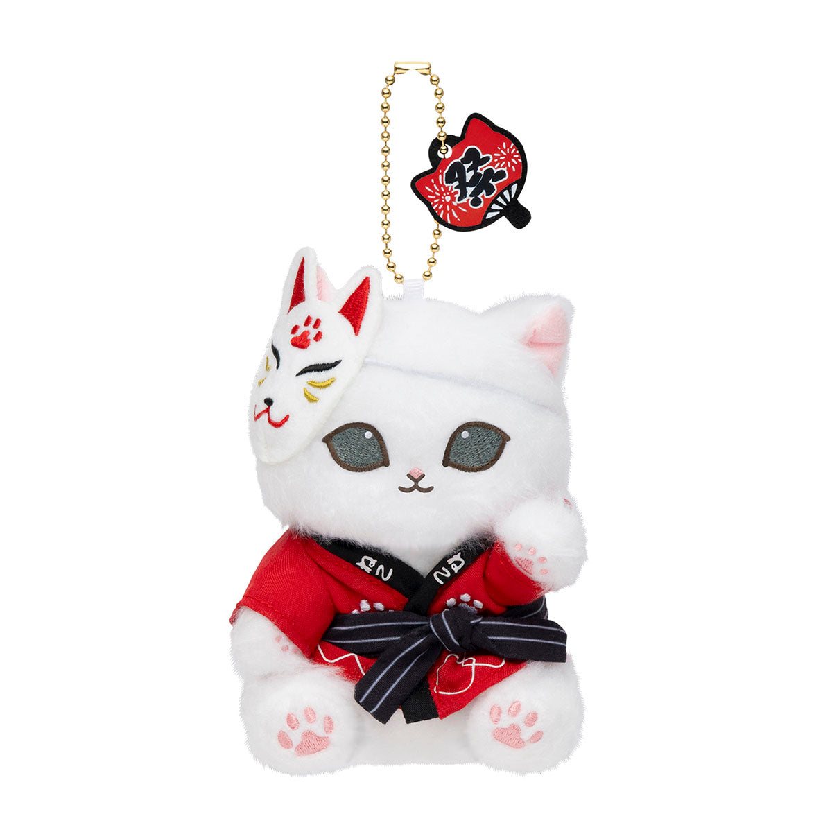 mofusand わっしょい!祭りだにゃんマスコット(赤はっぴ)の商品画像