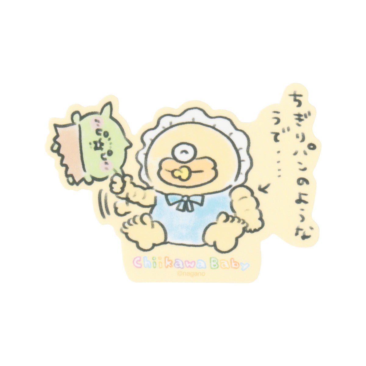 ちいかわ Chiikawa Baby スマホに貼れるサイズのステッカー（オデとゴブリン）の商品画像