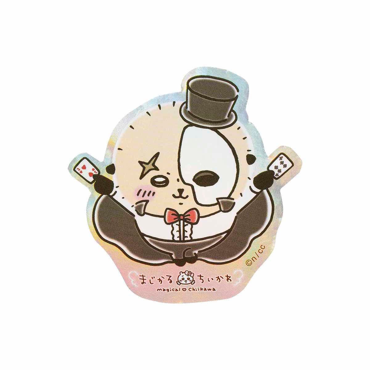 ちいかわ まじかるちいかわ スマホに貼れるサイズのホログラムステッカー(ラッコ)の商品画像