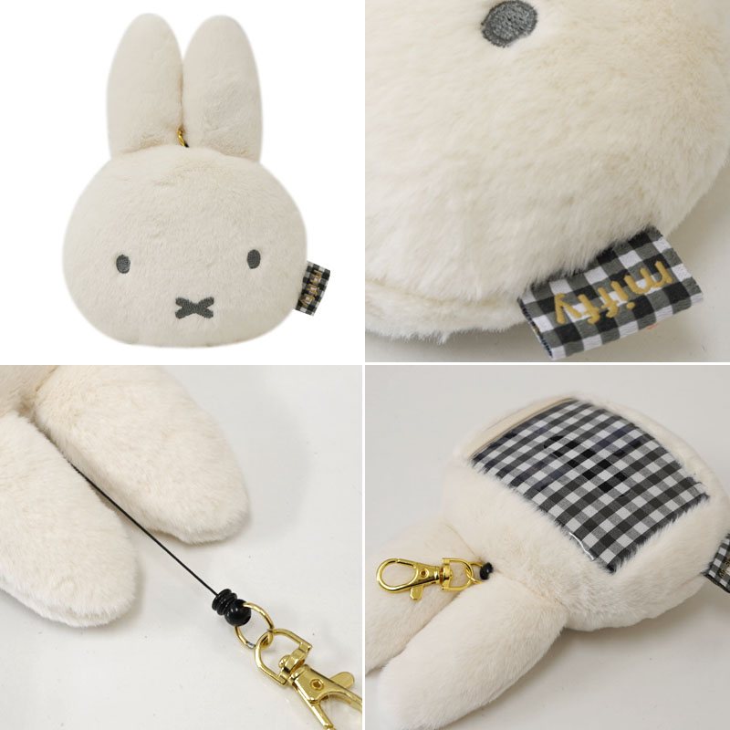 フェイスパスケース [BE/003020-622](miffy ふわふわシリーズ)の商品画像